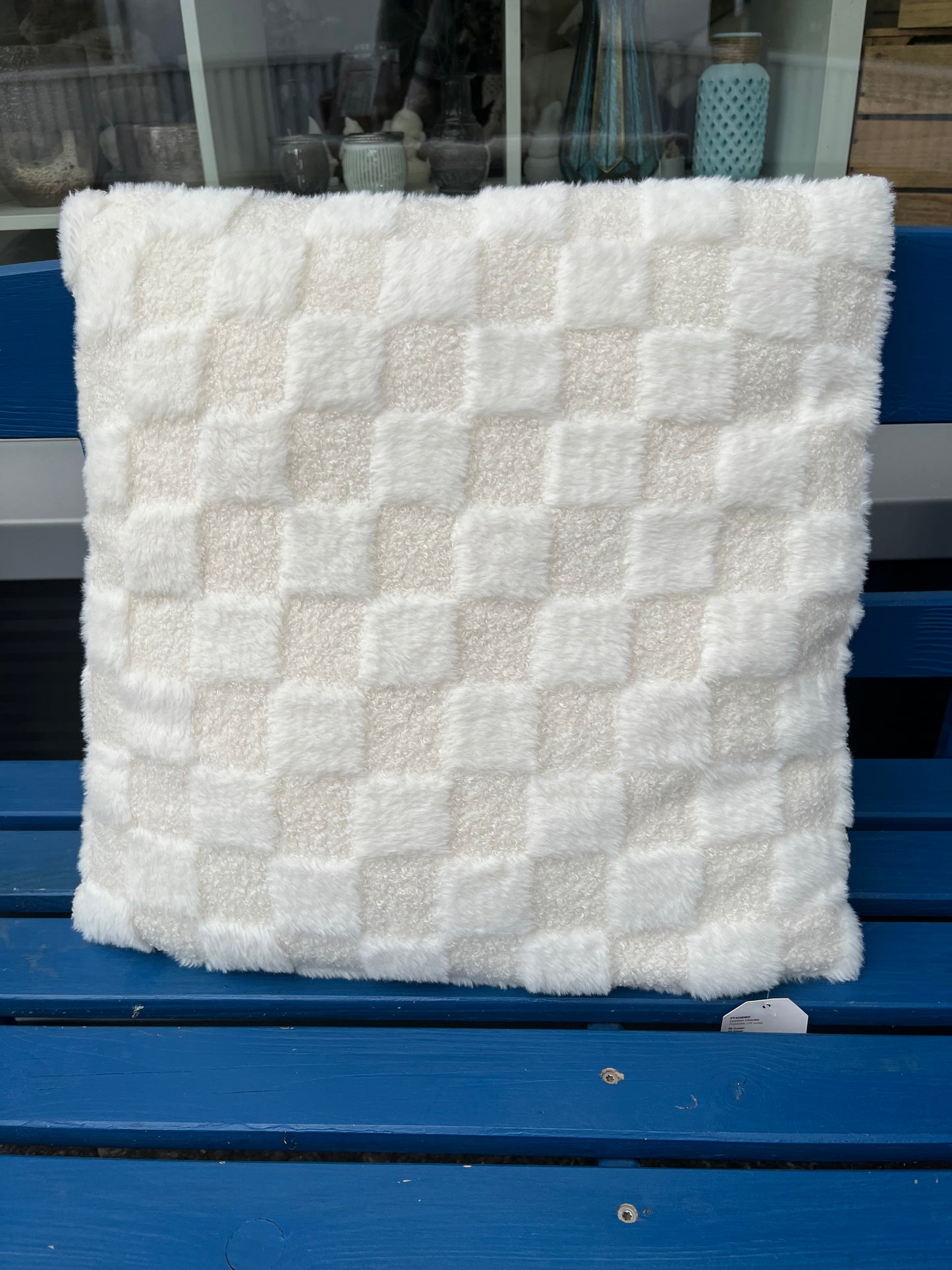 Kissen "Checker" Farbe off white von present time