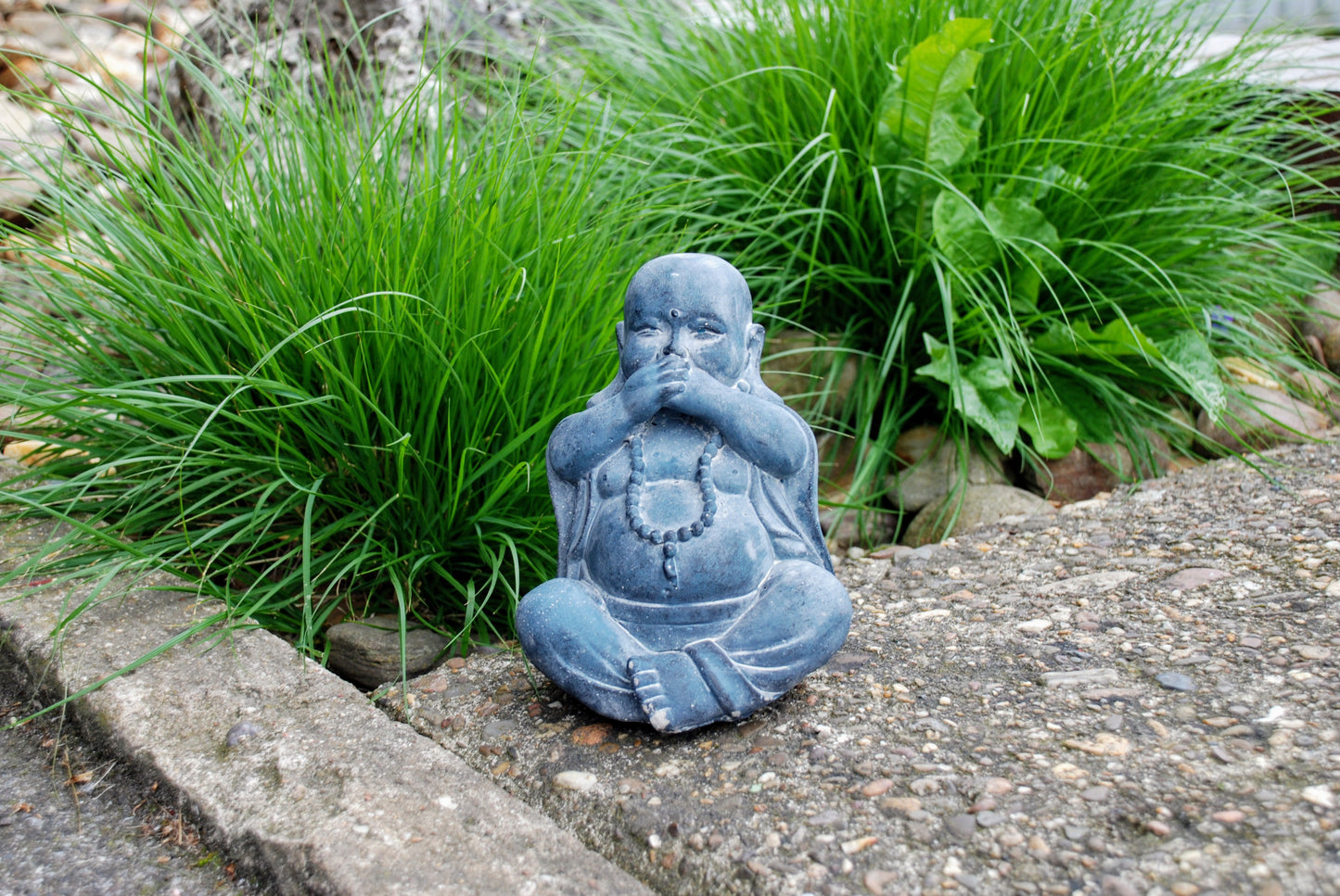 Buddha Steinfigur Outddor - Indoor