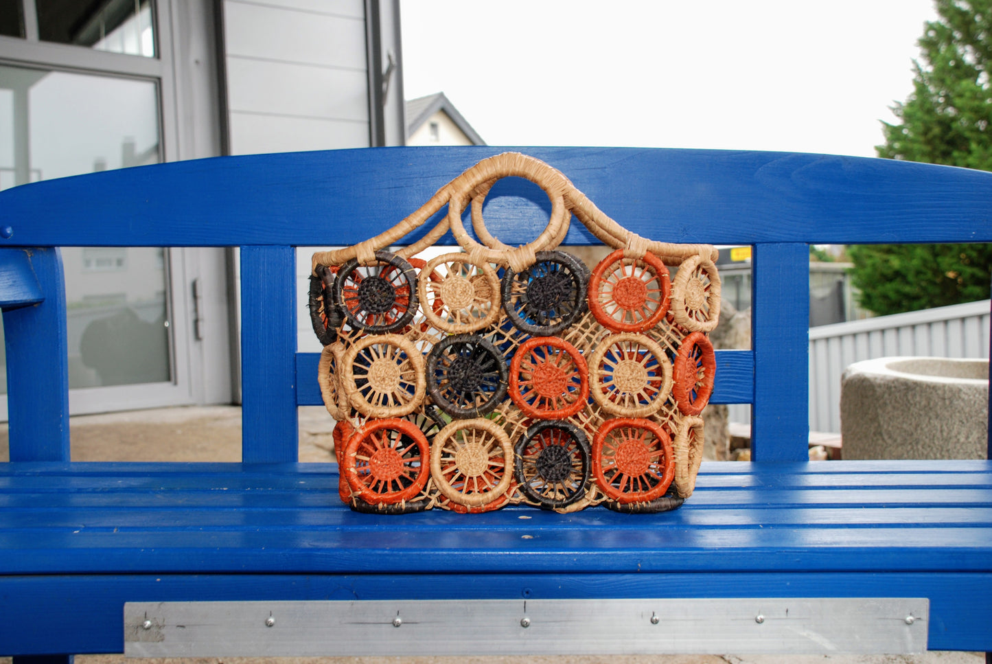 Korb / Strandtasche mehrfarbig Fair Trade