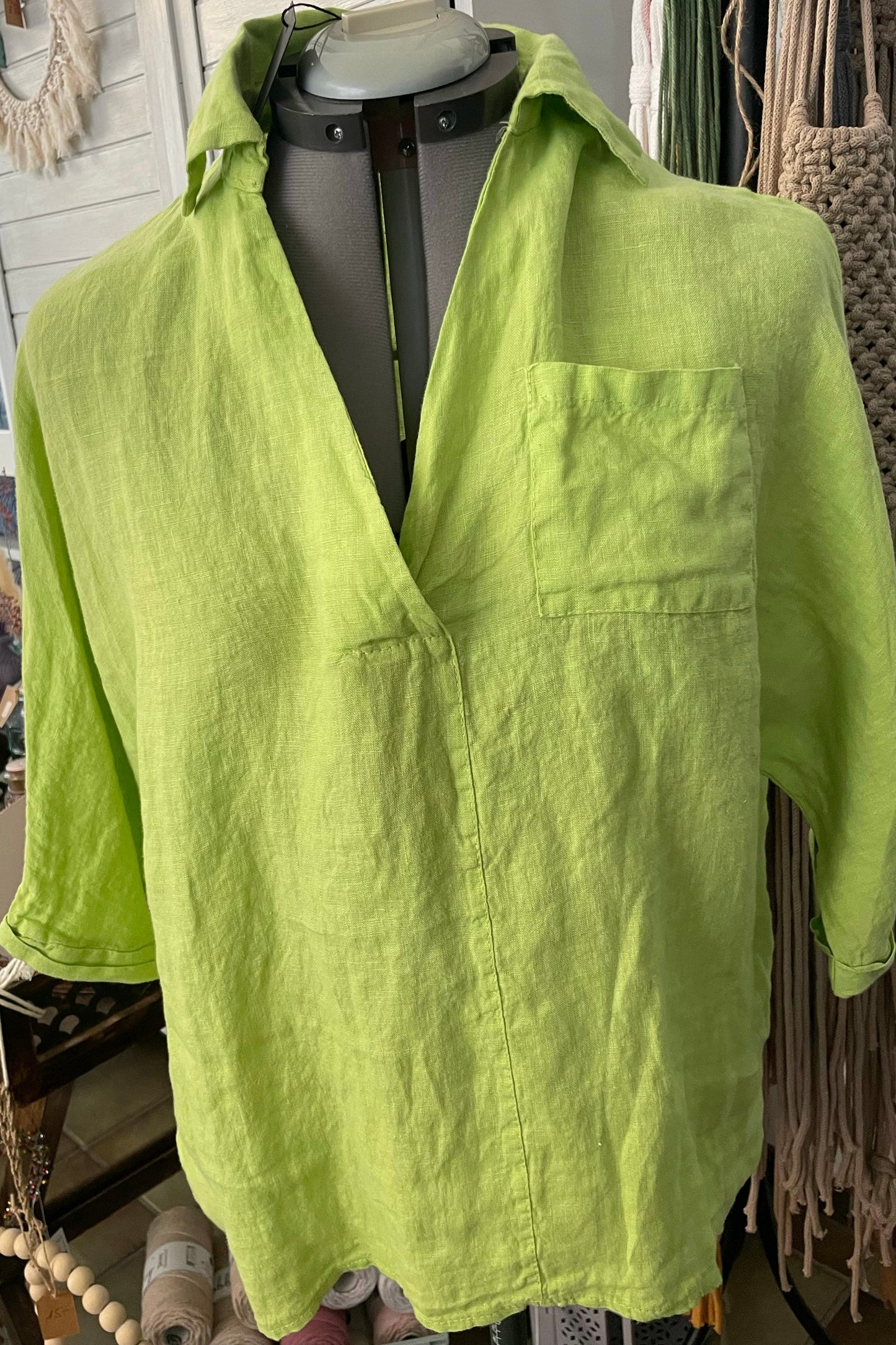 Blusenoberteil grün der Marke WAUW