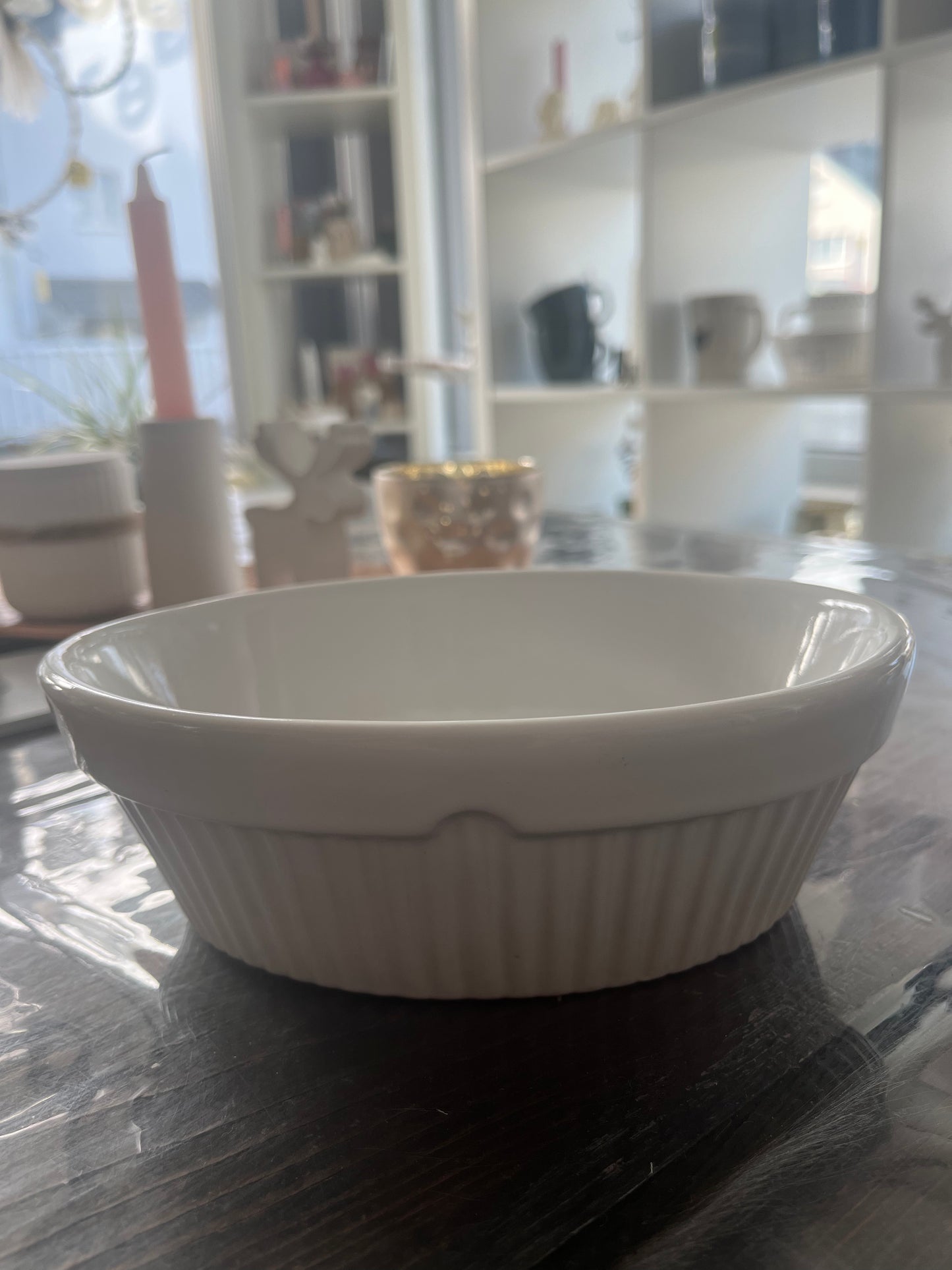 Auflaufform / Nachtischform oval