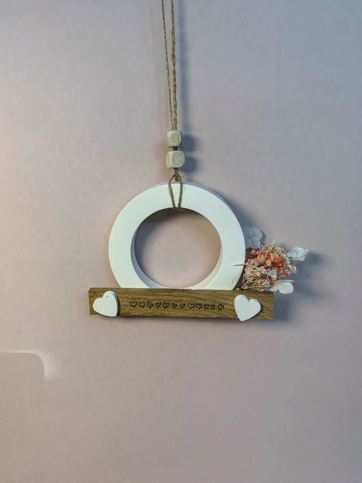 Kranz aus Gips "hängend" oder "stehend"