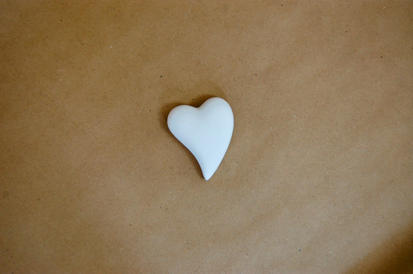 Herz aus Gips