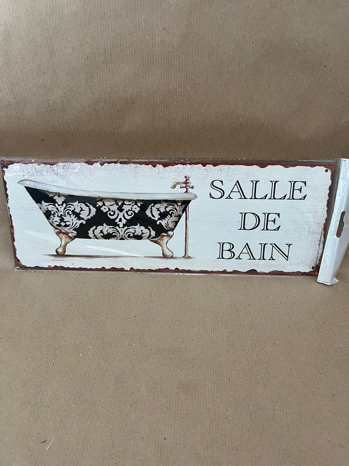 Schild
"Salle de Bain"