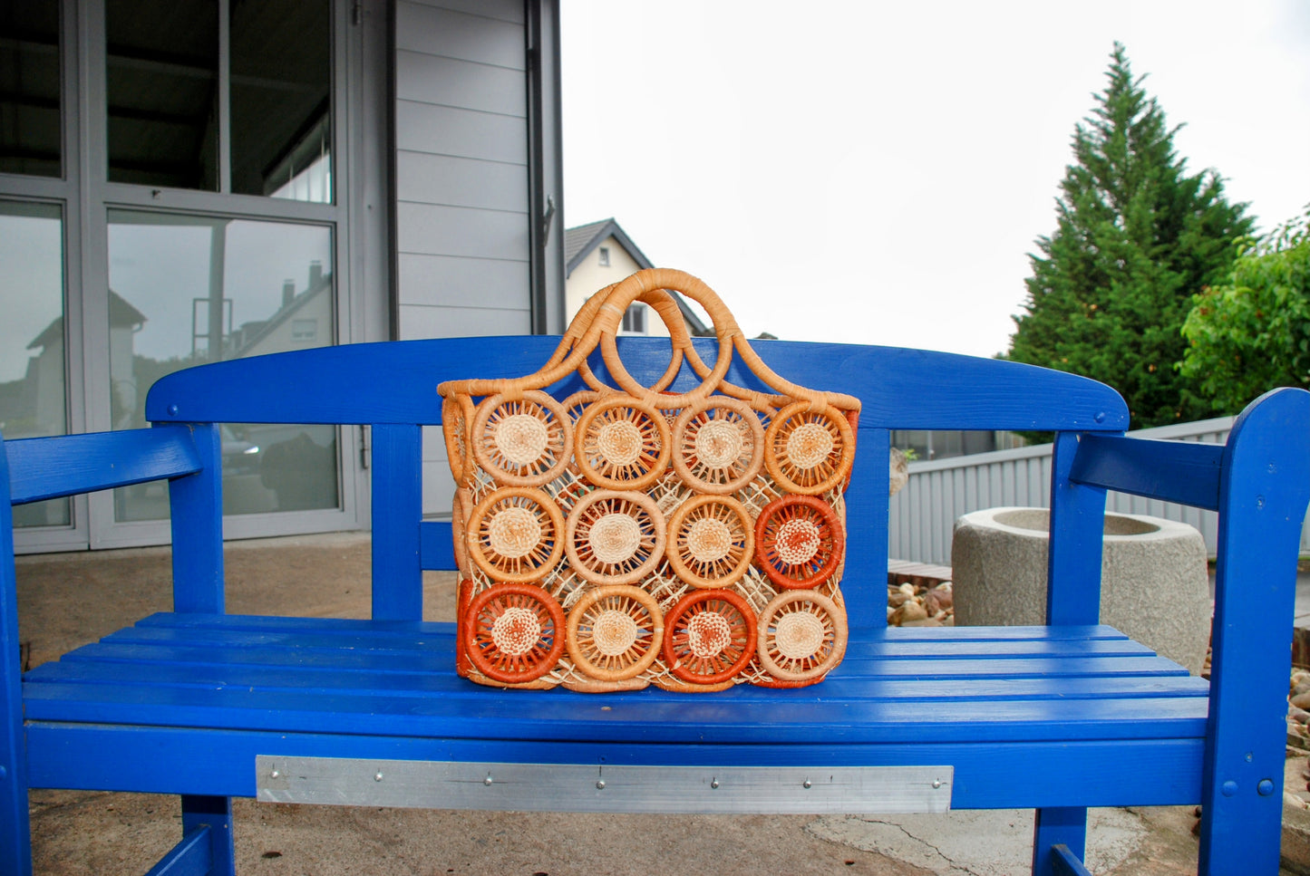 Korb / Strandtasche mehrfarbig Fair Trade