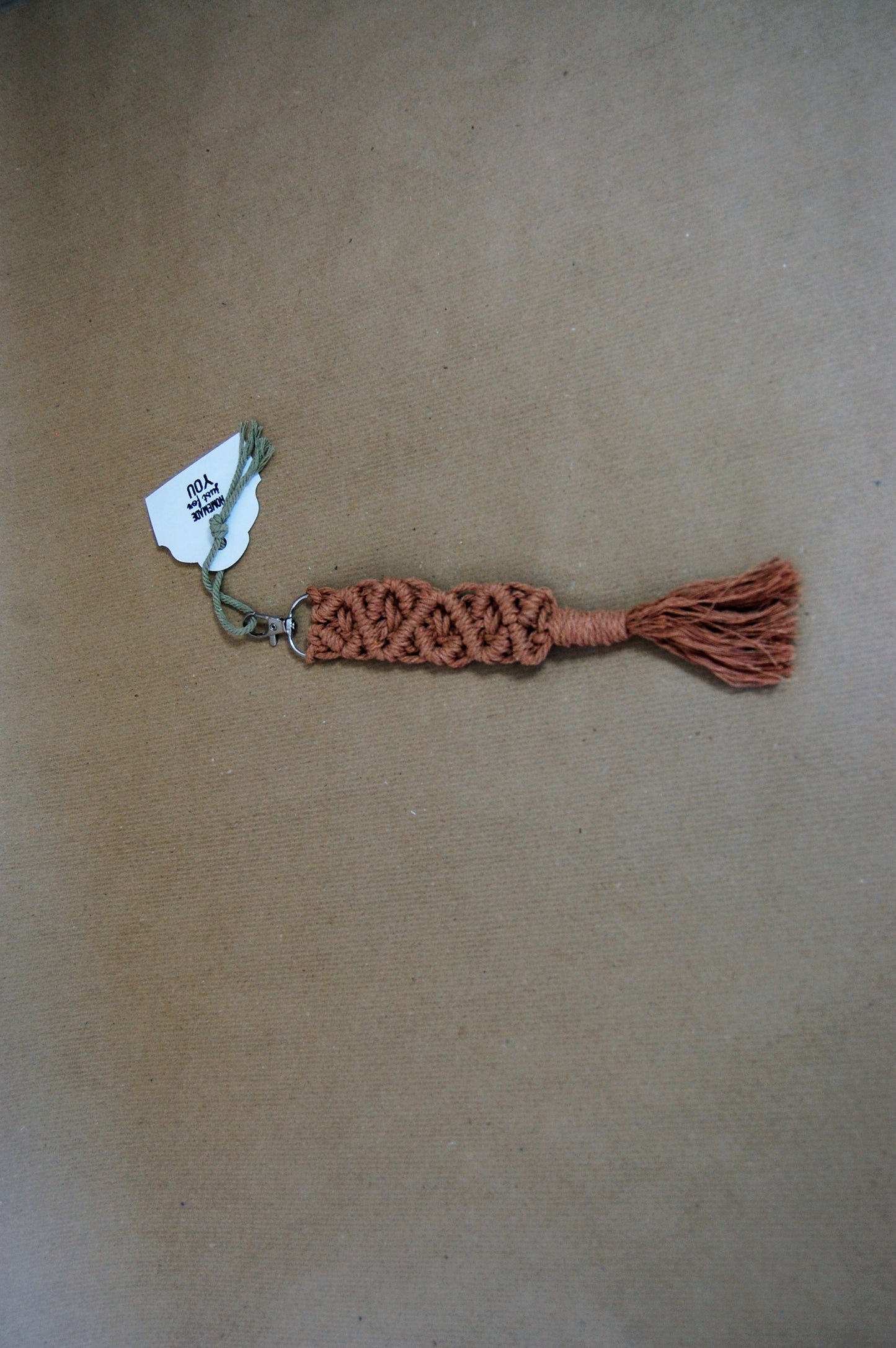 Schlüsselanhänger aus Makramee