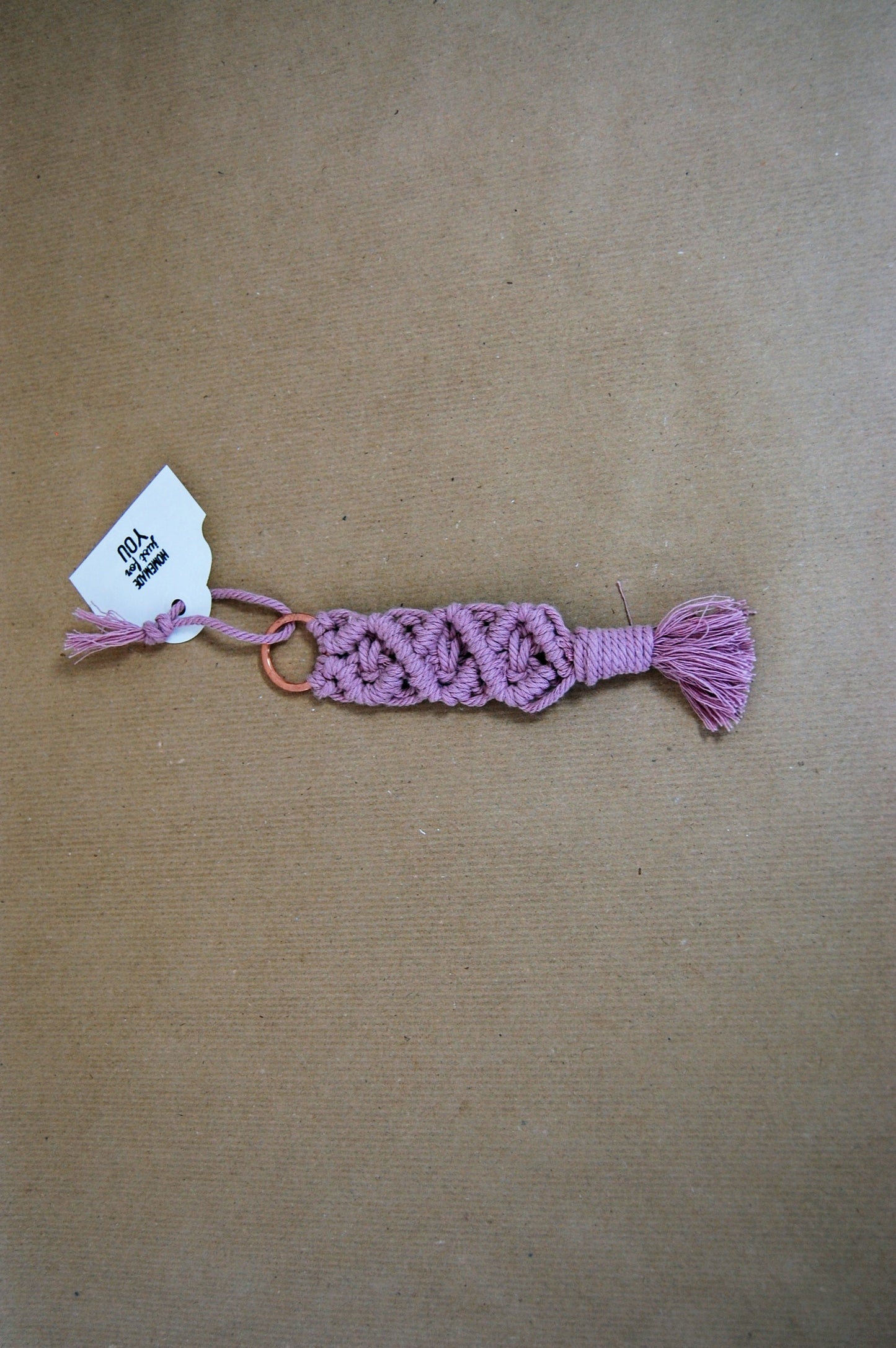 Schlüsselanhänger aus Makramee