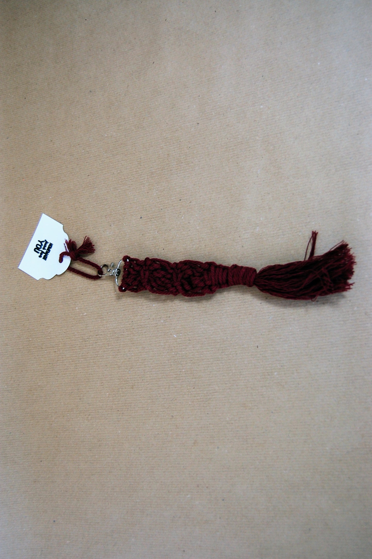 Schlüsselanhänger aus Makramee