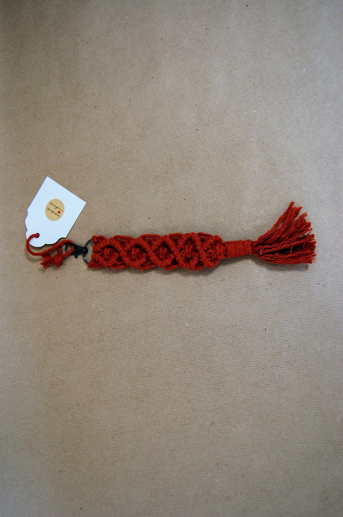 Schlüsselanhänger aus Makramee