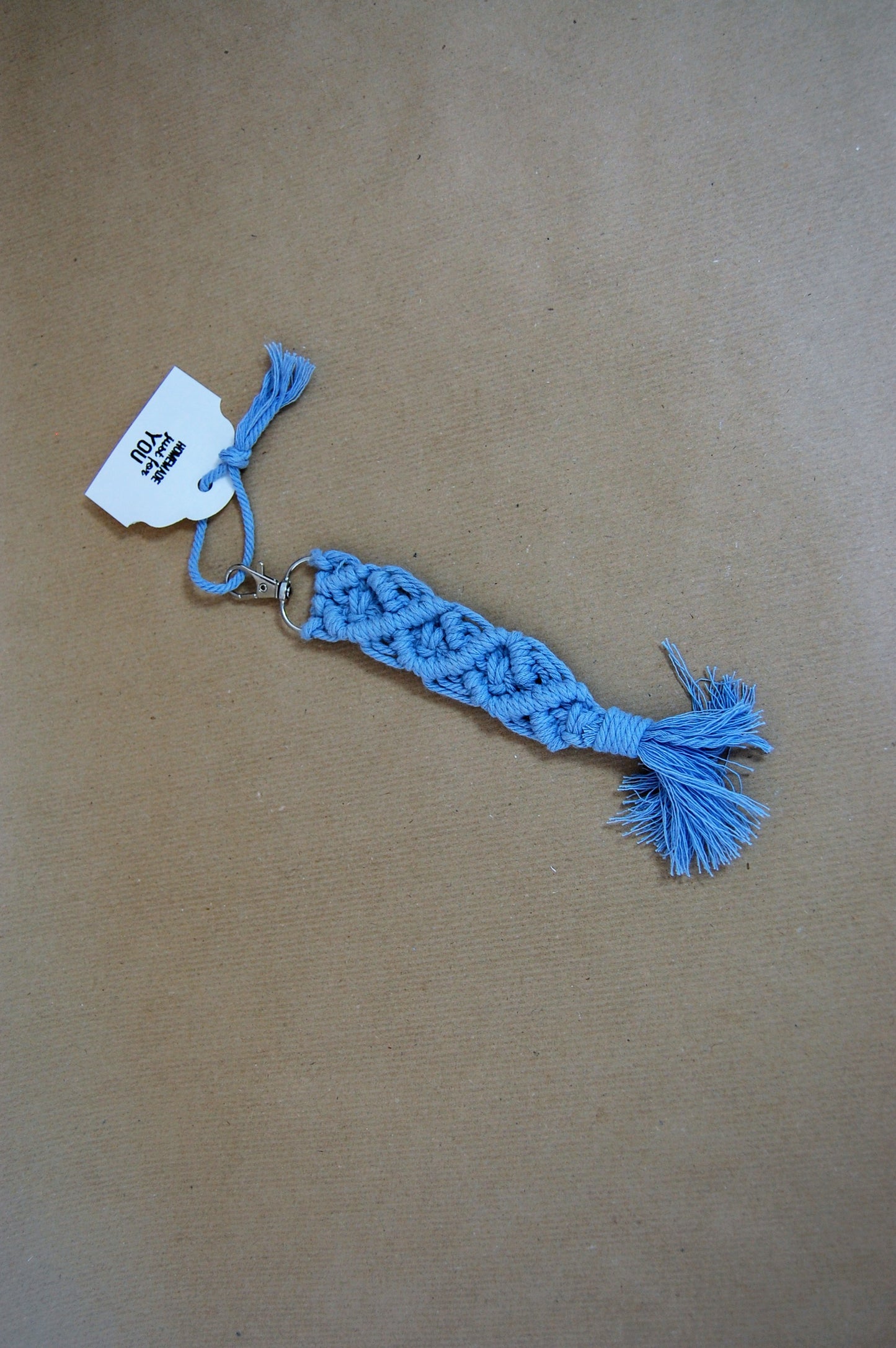 Schlüsselanhänger aus Makramee