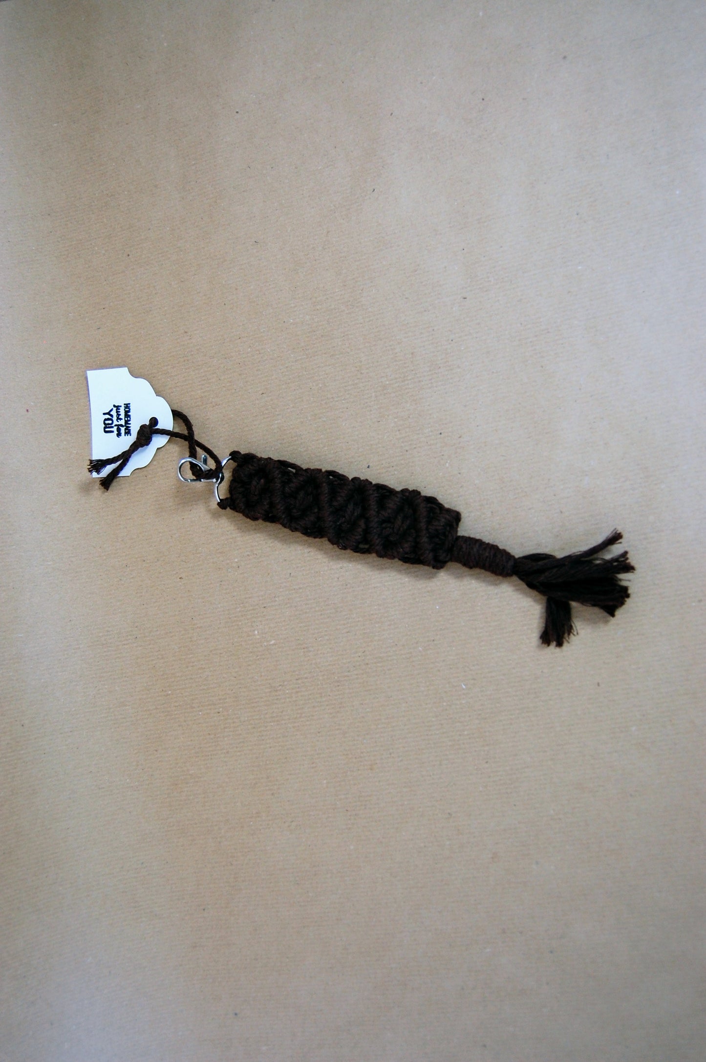 Schlüsselanhänger aus Makramee