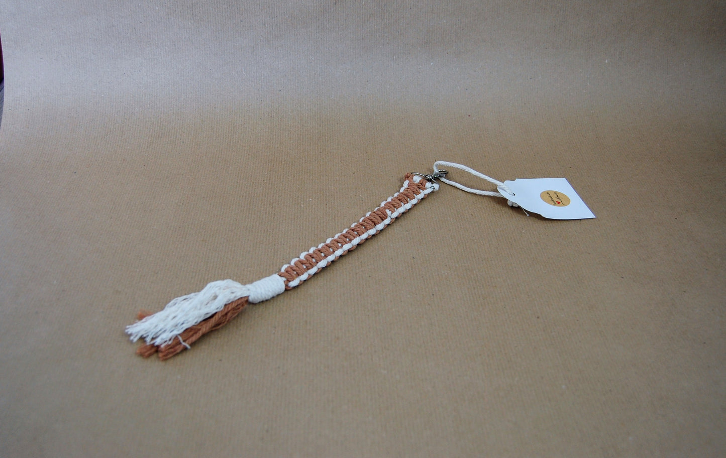 Schlüsselanhänger aus Makramee "Dünn"