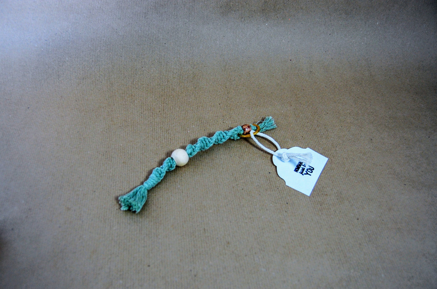 Schlüsselanhänger aus Makramee "Dünn"