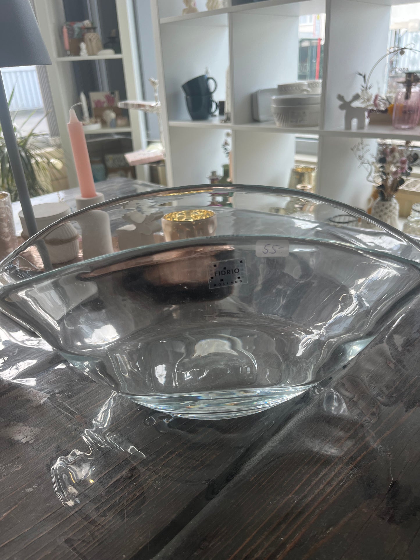 Dekoschale / Schüssel / Salatschüssel Marke FIDRIO aus Glas