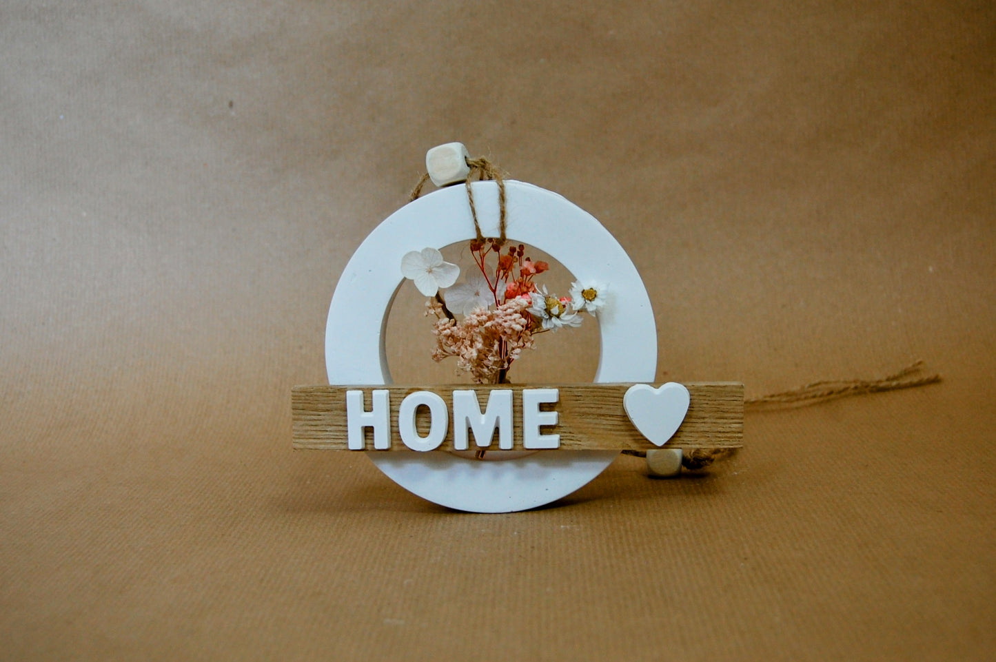 Kranz aus Gips "hängend" oder "stehend"