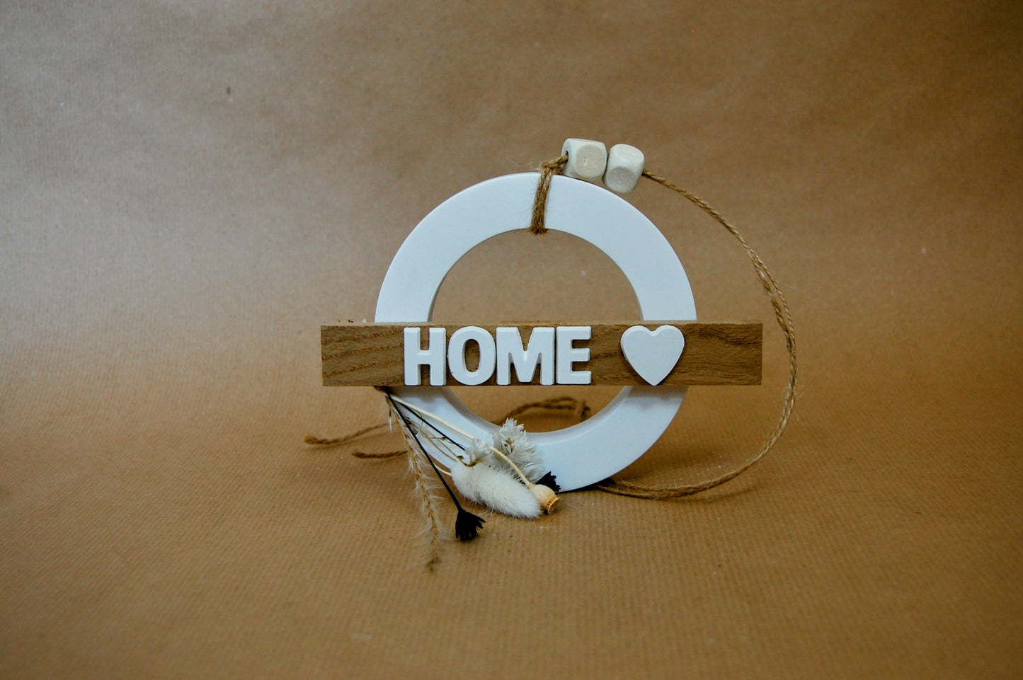 Kranz aus Gips "hängend" oder "stehend"