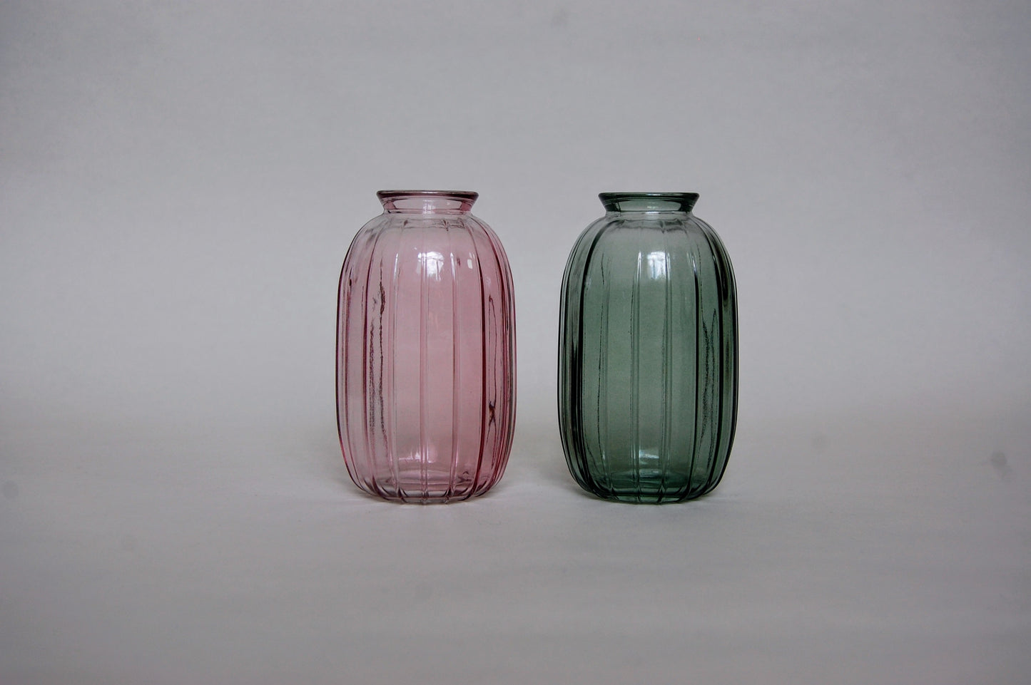 Vase getönt pink / grün