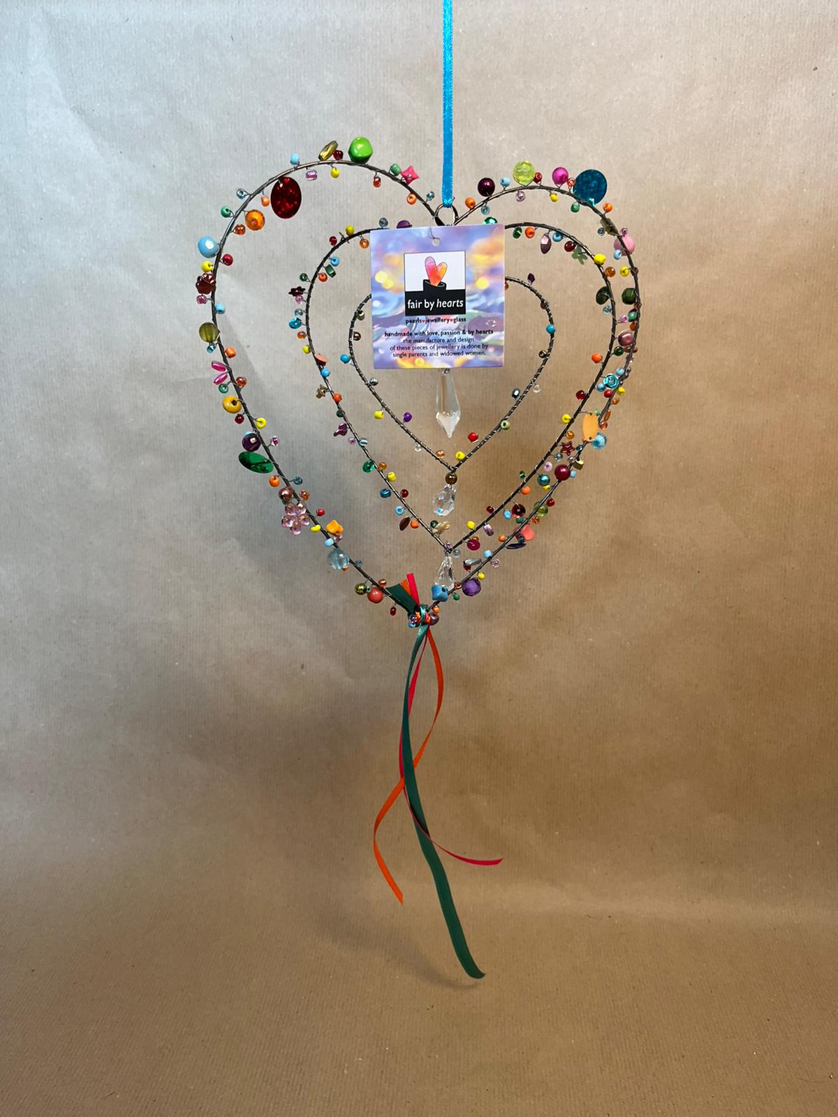 Perlenherzen bunt 3 in 1