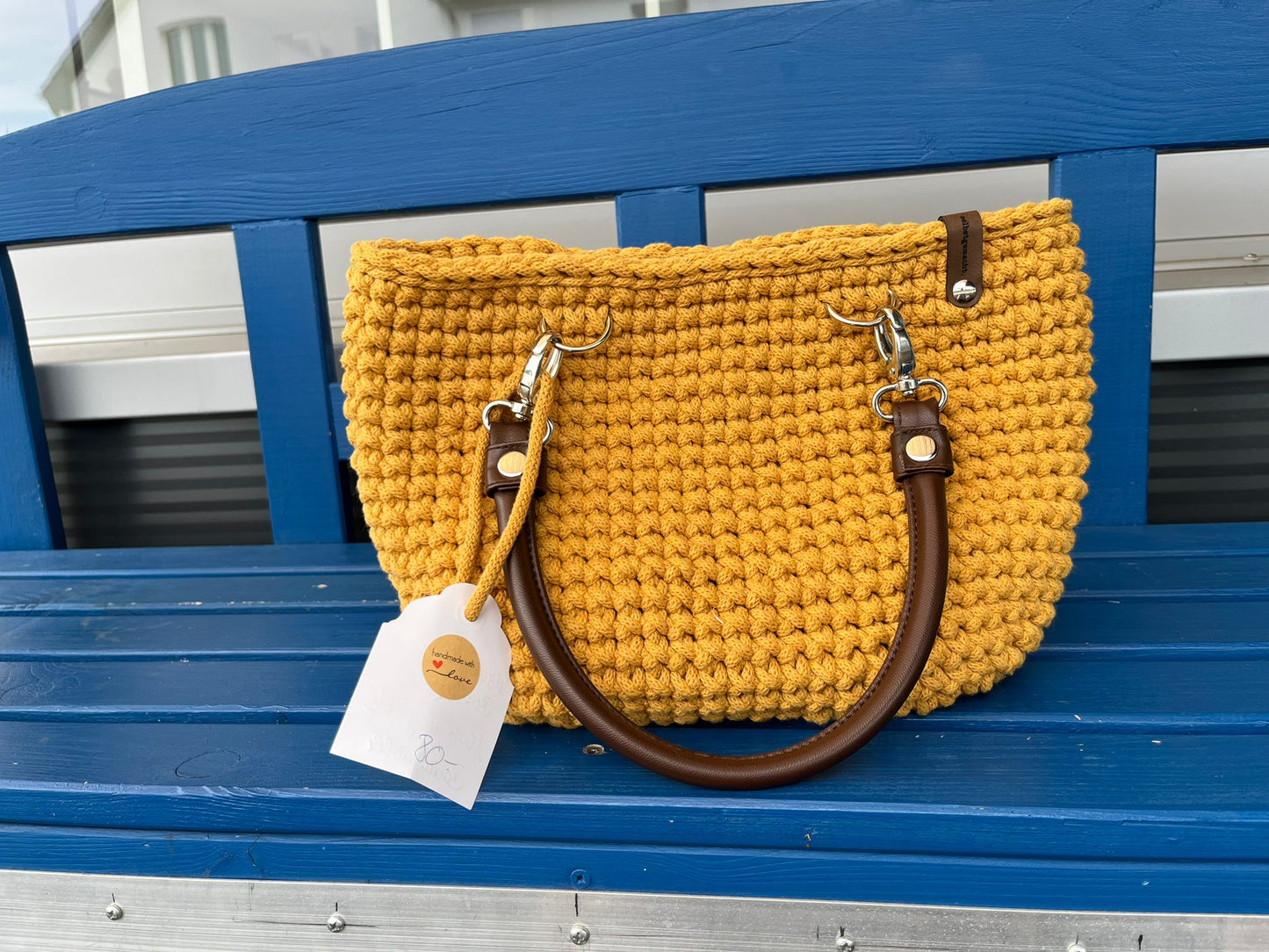 Häkelhandtasche aus Bobbiny Kordel - Anfertigung nach Wunsch