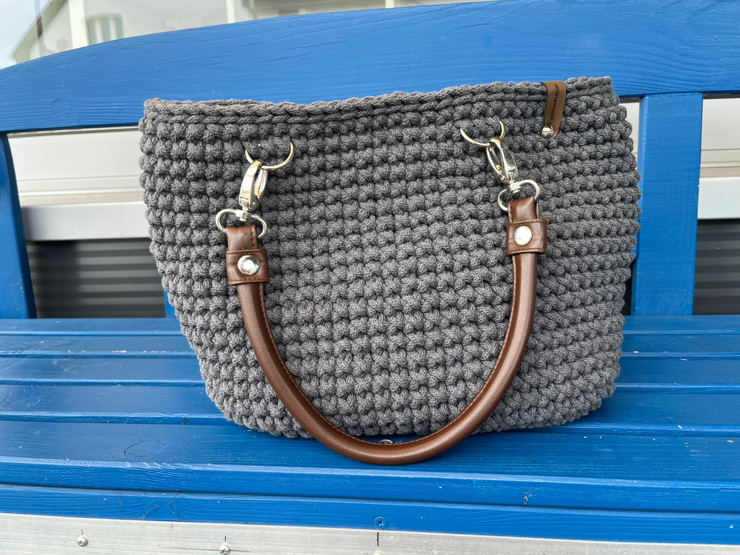 Häkelhandtasche aus Bobbiny Kordel - Anfertigung nach Wunsch