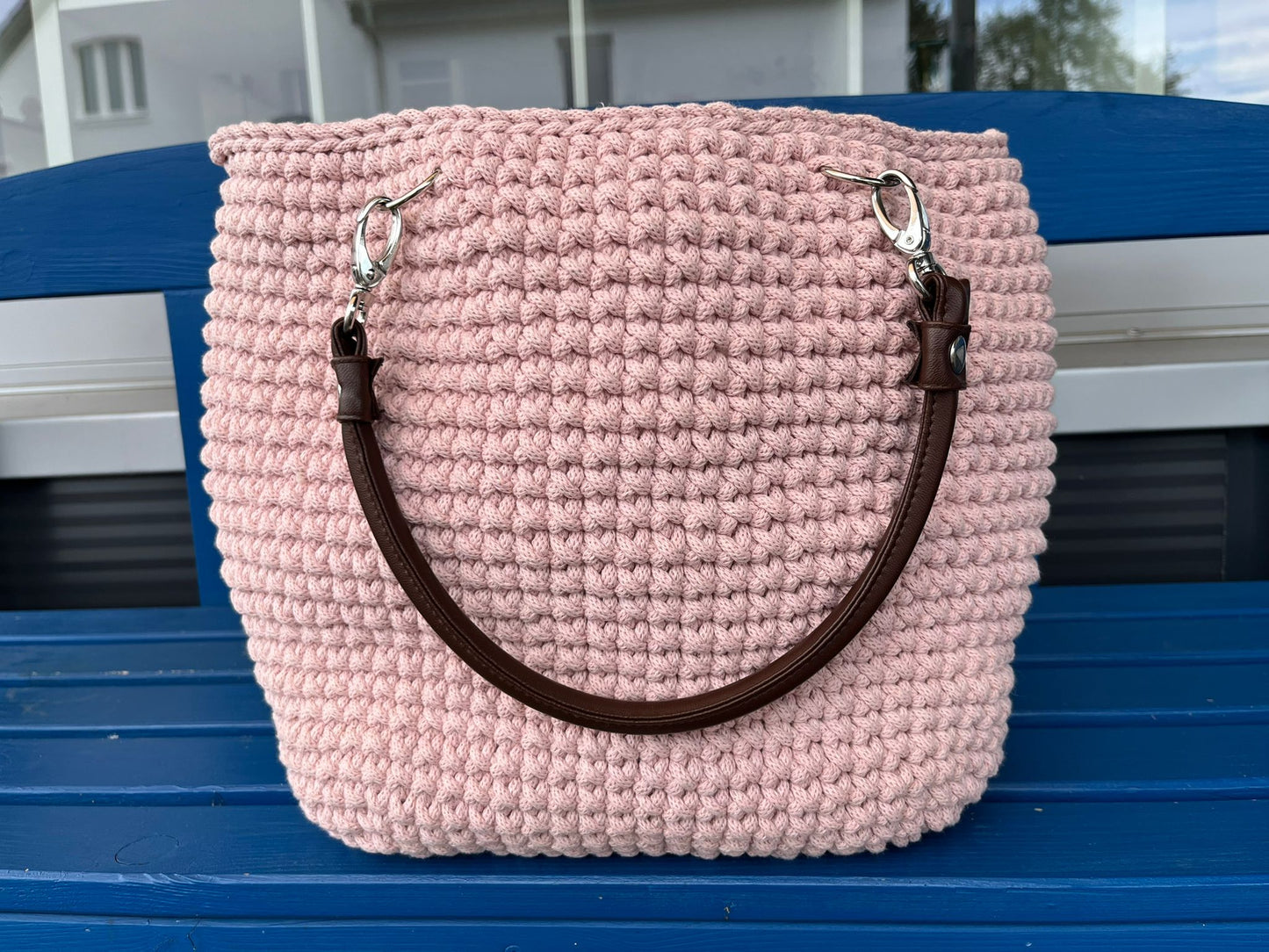 Häkelhandtasche aus Bobbiny Kordel - Anfertigung nach Wunsch